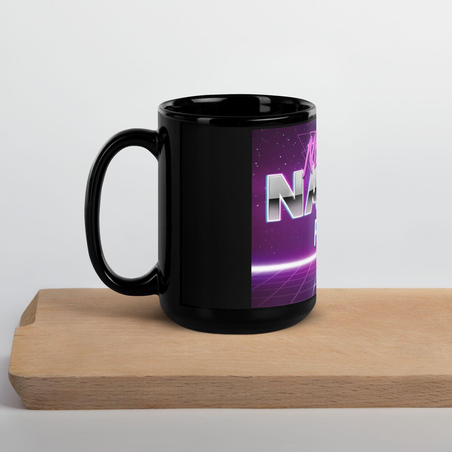 Black Glossy Mug