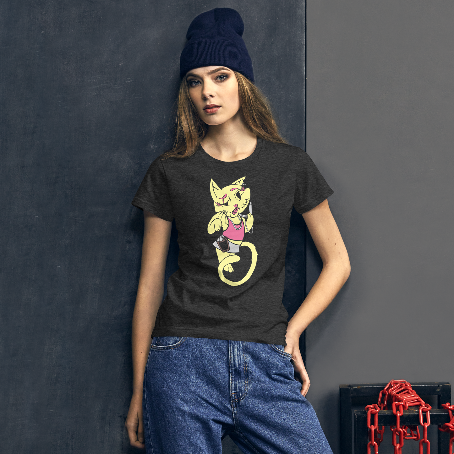 Whiskey Kitty Women's Tee
